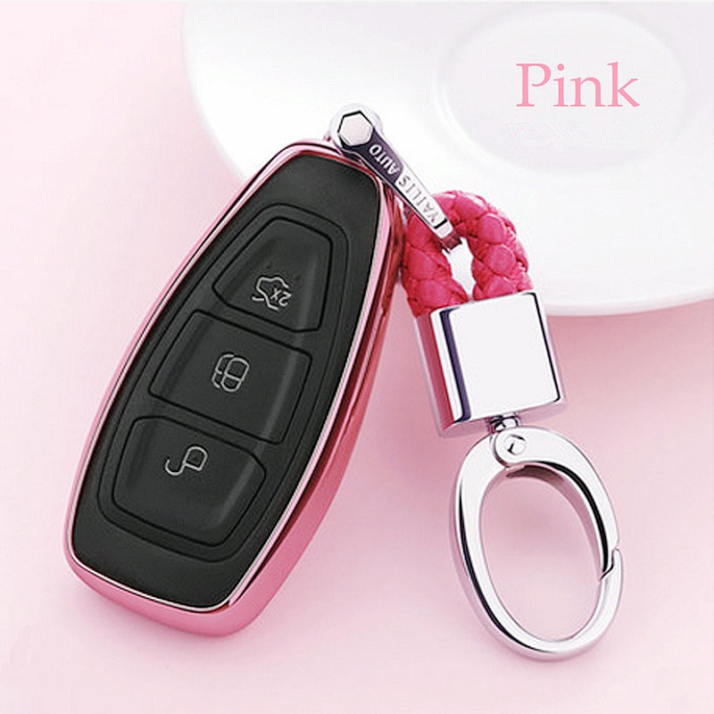 Ford Focus Mondeo-porte-clés de voiture | Doux, en TPU, pour accessoires de voiture, porte-clés de style intérieur de voiture