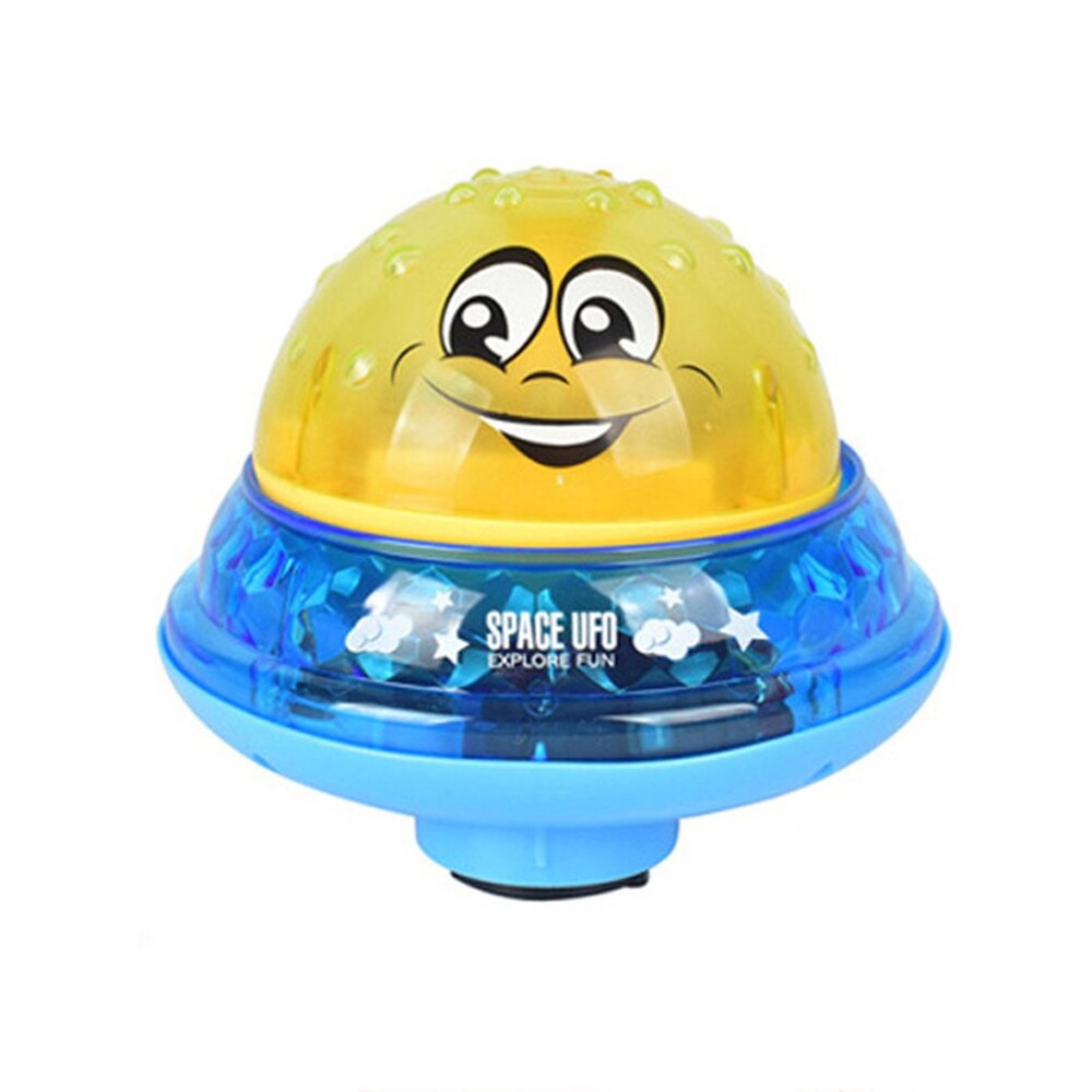 Schlecht Spielzeug sprühen Wasser Licht Sprinkler Ball Wasser Spritzwasser Spielzeug Schwimmbad freundlicher Spielzeug Nette Karikatur freundlicher Baden in Wasser spielzeug: Gelb