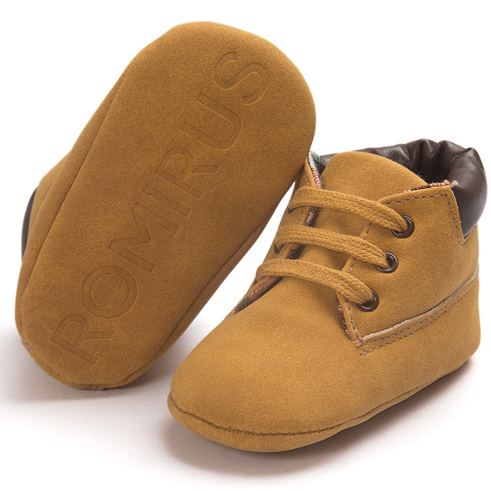 Muqgew Baby Peuter Schoenen Zachte Zool Lederen Schoenen Baby Jongens Meisjes Slippers 0-6 6-12 12-18M Peuter Schoenen Eerste Wandelaars