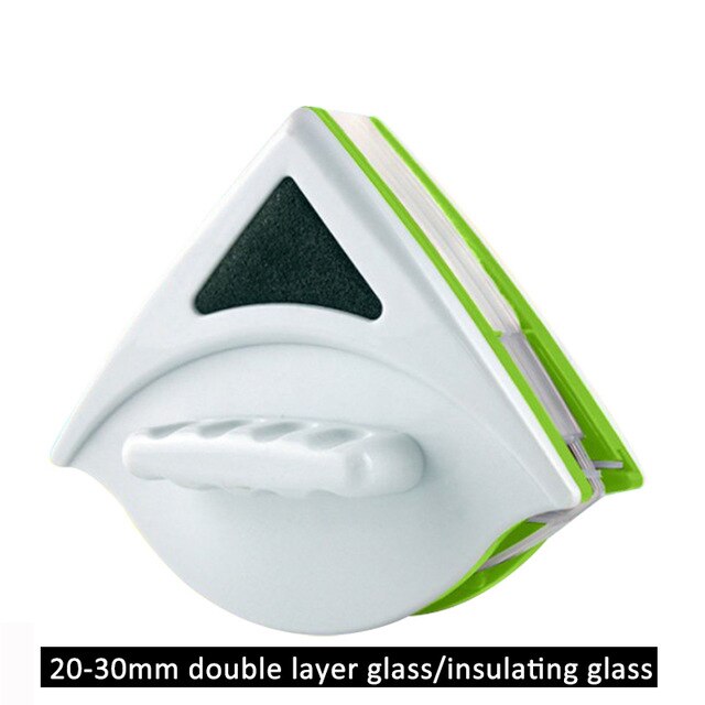 Doual side magnetisk vindue rengøringsbørste husholdningsvask vinduer værktøj justerbar magnetglas viskerrenser: 20-30mm