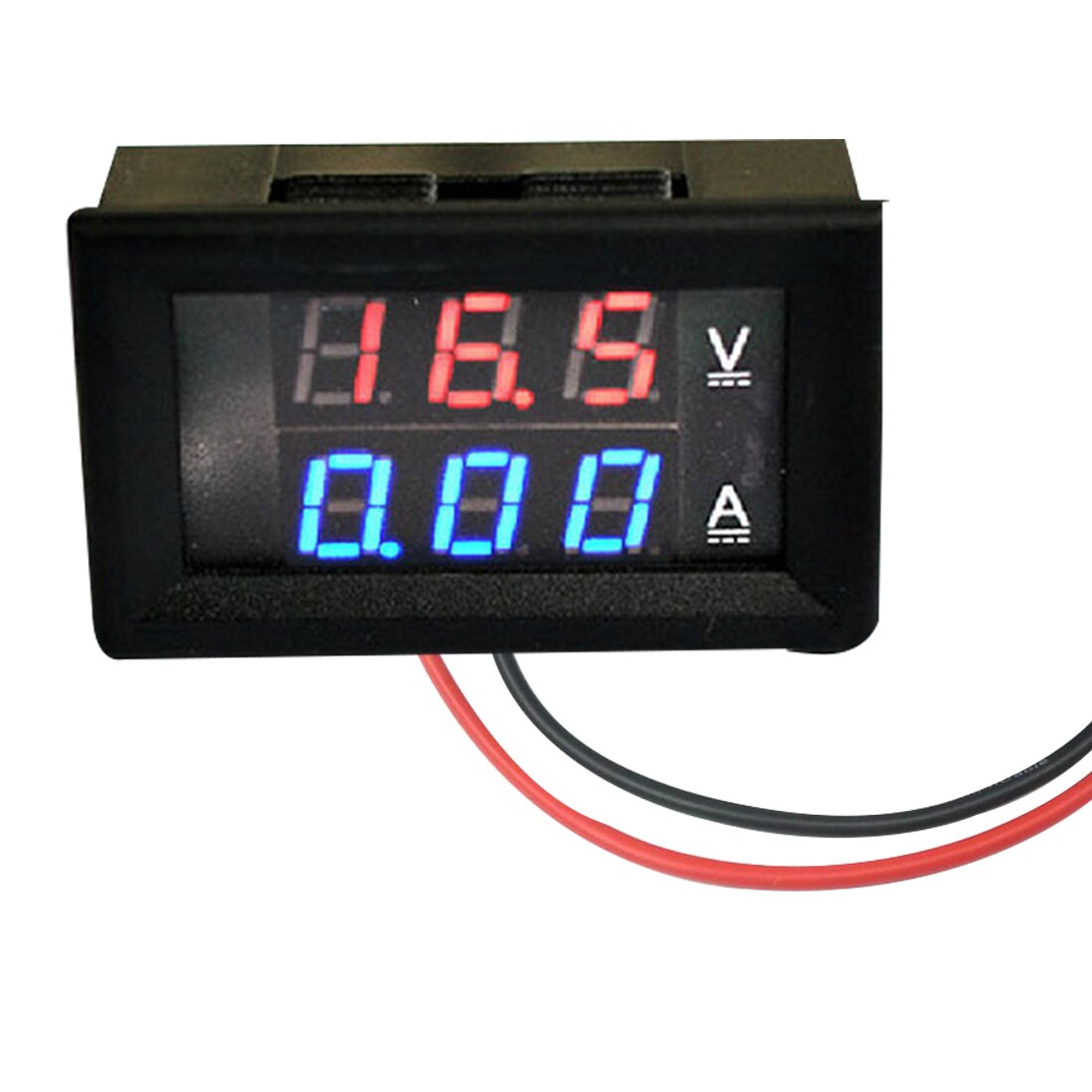 Mini Led Digitale Voltmeter Ampèremeter Dc 100V 10A Stroom Spanning Meter Detector Tester Monitor 0.28 "Blauw En Rood dual Display Pan