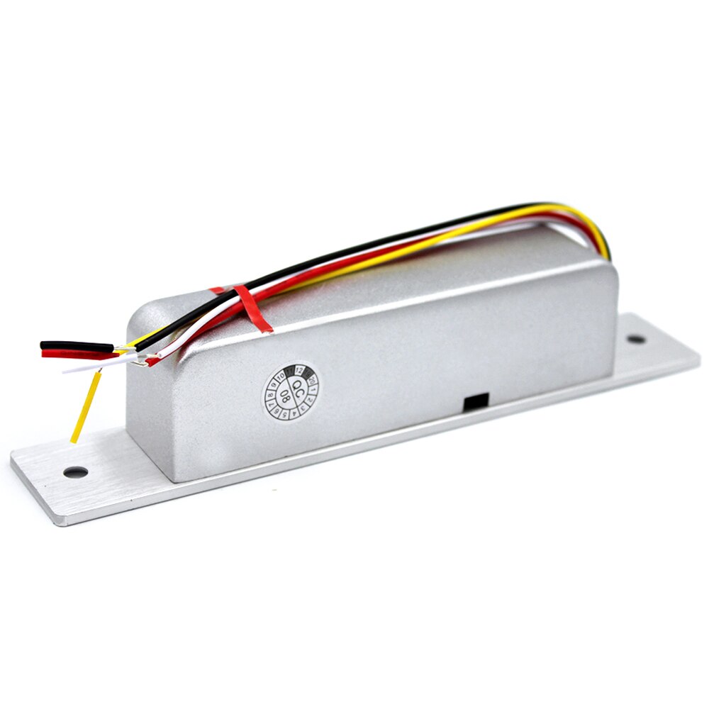 Aluminium Alloy Electric Lock Magnetic Time delay Lock DC 12V Fail Safe Bolt Mortise Door Lock NC Electronic Smart Door Lock