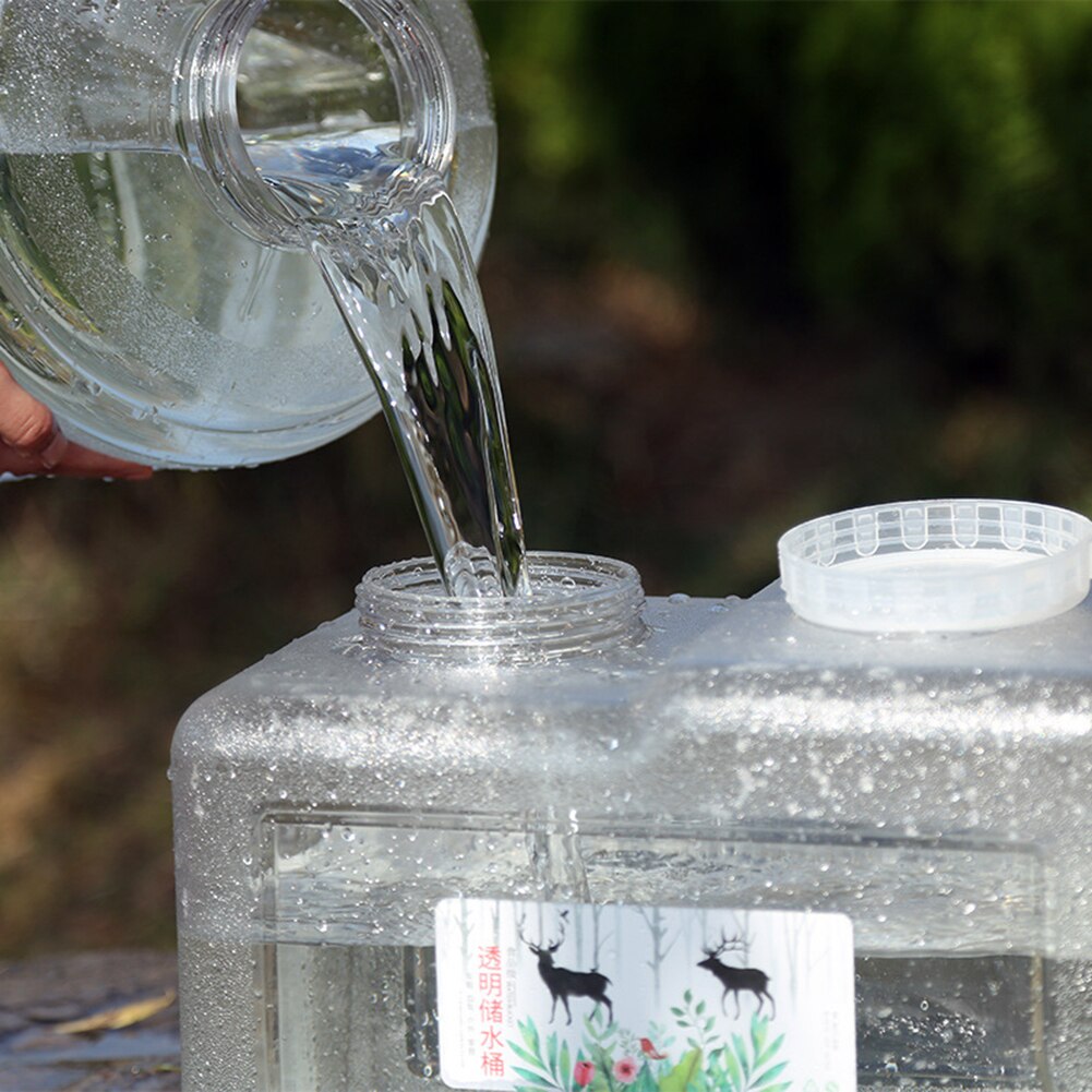 Hiking Picnic Camping Water Tank Outdoor Portable Water Container with Faucet Food Grade Car Water Tank Container