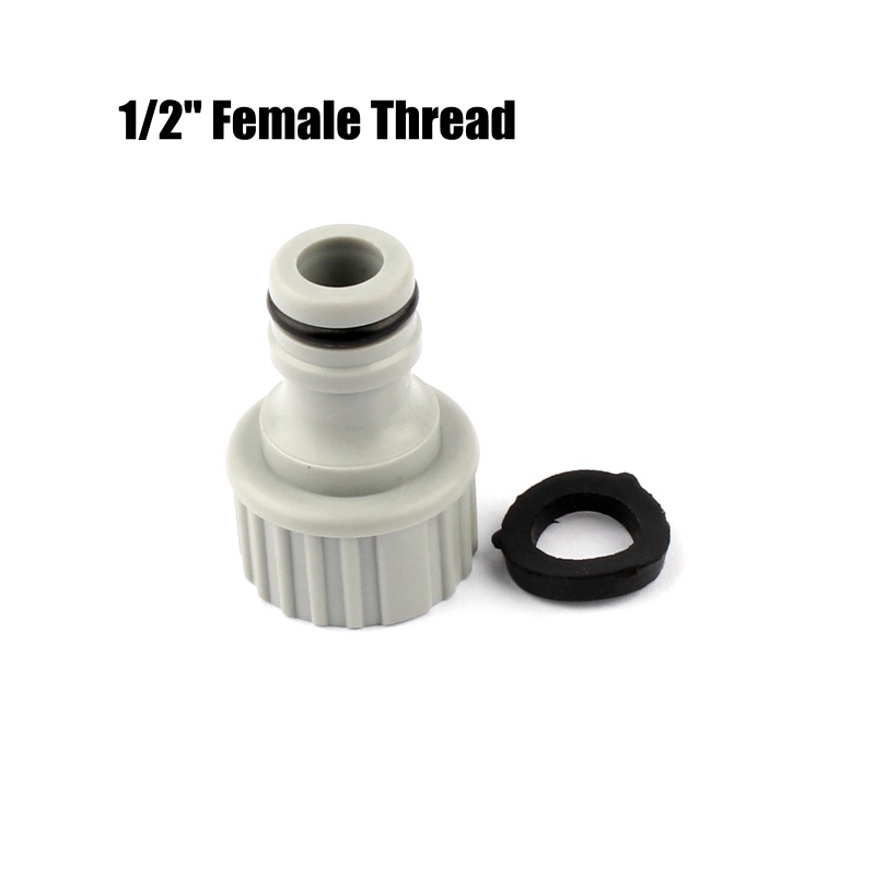 1 pc NuoNuoWell Hallo Garten Schnell Anschlüsse 1/2 "3/4" Gewinde Wasser Wasserhahn gemeinsam Blume Garten Bewässerung schlauch Armaturen einstellen: 1l2  Zoll weiblich