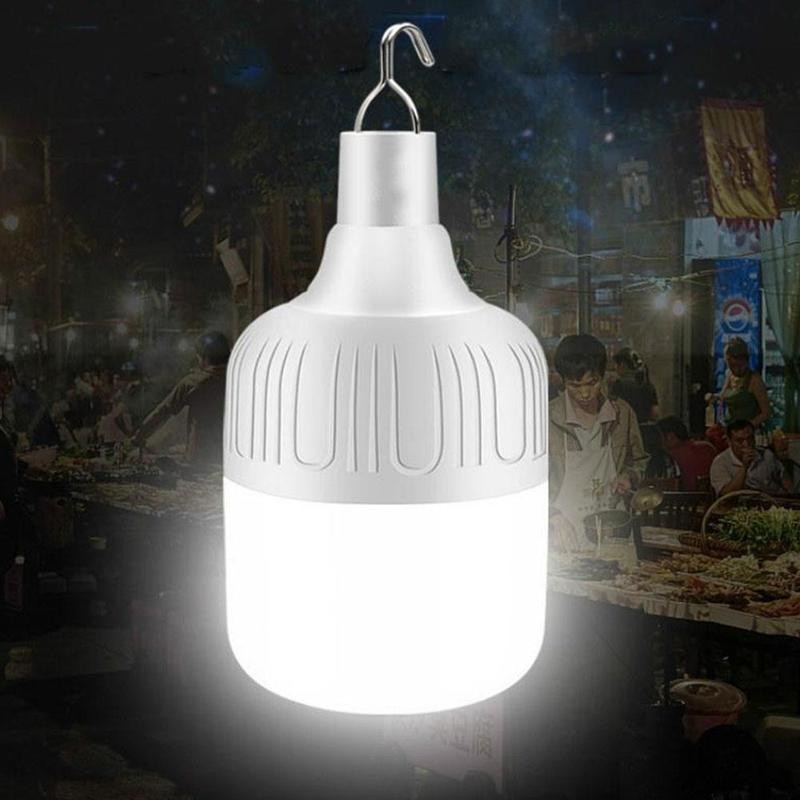 Lampadina esterna ricaricabile USB luci di emergenza a portato lampada di ricarica rimovibile portatile 1pc lampada da notte a portato