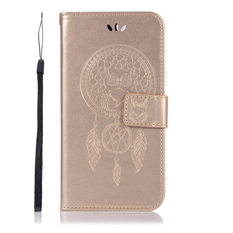 Voor xiaomi redmi note 5a hoesje portemonnee pu leren hoesje voor xiaomi redmi note 5a note 5a mdg 6 mde 6 mdt 6 hoesje flip telefoontasje: Goud