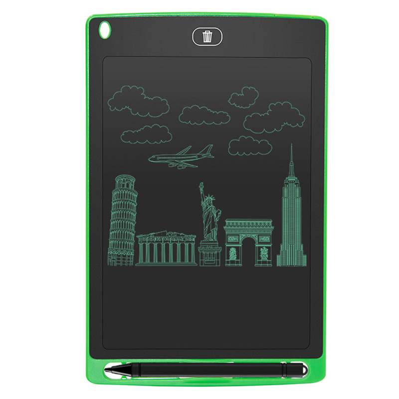 Mini pizarra electrónica de 8,5 pulgadas para niñas y niños, tableta LCD magnética, pizarra Digital para escribir anuncios, tabla abatible