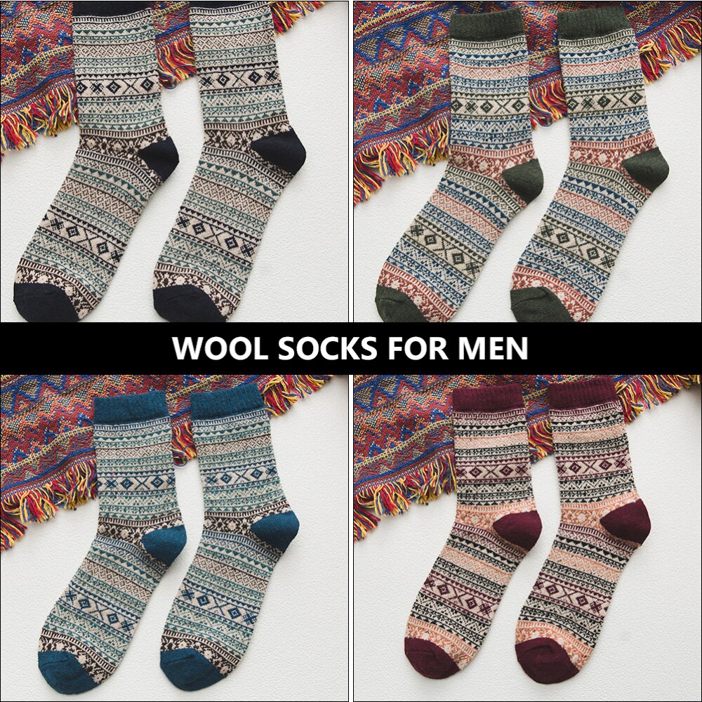 5 par varme genanvendelige lette slidstærke sokker mand borfriends