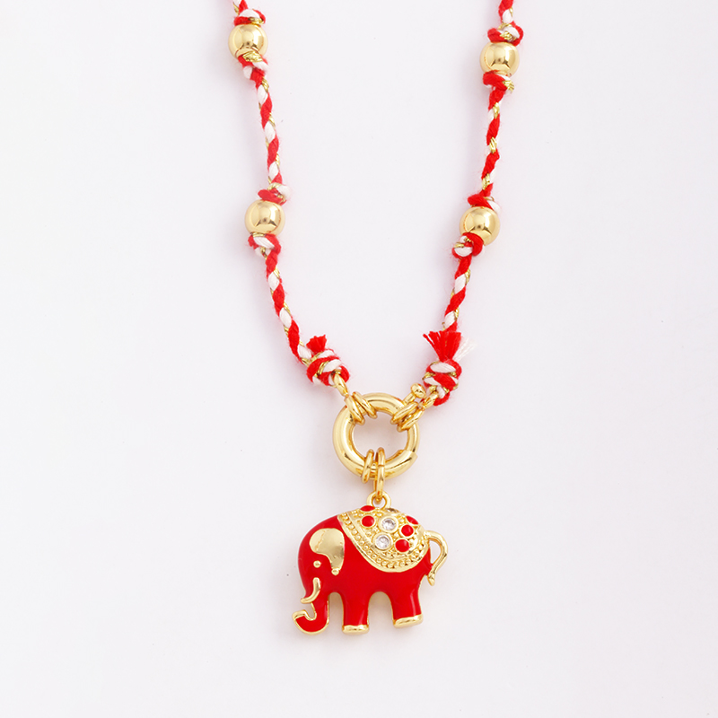 Cordón de algodón natural estilo bohemio, joyería con cuentas anudadas largas, amuleto de suéter de cuerda trenzada colorida, suministros de para de verano y playa: De arma