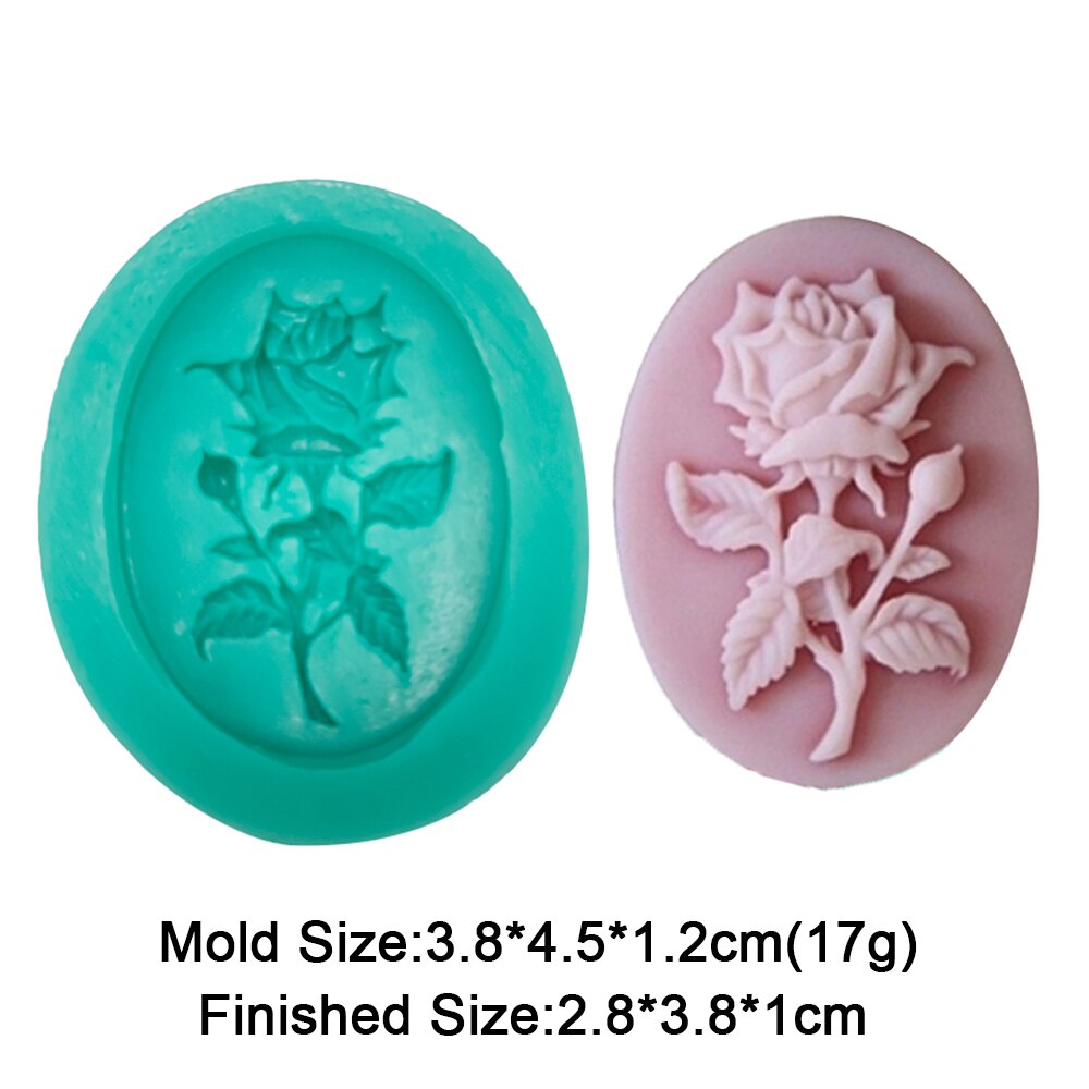 Kwiat kremówki silikonowe formy do kubka dekorowanie róża z żywicy glina polimerowa dekoracja forma tynk mastyks Aroma Craft Making powieść: F1053HM
