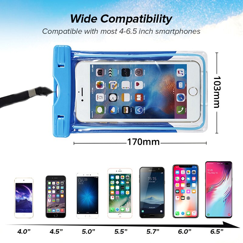 Smartphone Wasserdichte fallen Unterwasser Schießen Beutel praktisch Tasche Für iPhone 11 Profi max 11 Profi 7X8 Wasser beweis fallen Tasche