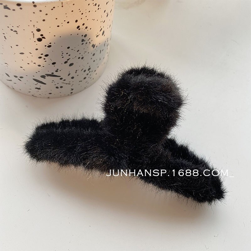 Scrunchies negros temperamento para Otoño/Invierno, lazos para el cabello a la , soporte para cola de caballo, banda elástica para el cabello, accesorios para el cabello coreanos para mujeres y niñas