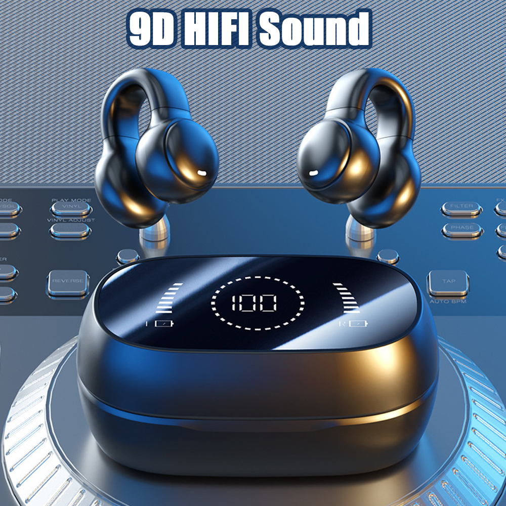 Beengeleiding Draadloze Koptelefoon Hifi Bluetooth 5.3 Gaming Headsets Ruisonderdrukking Sport Oortjes Voor Xiaomi Iphone