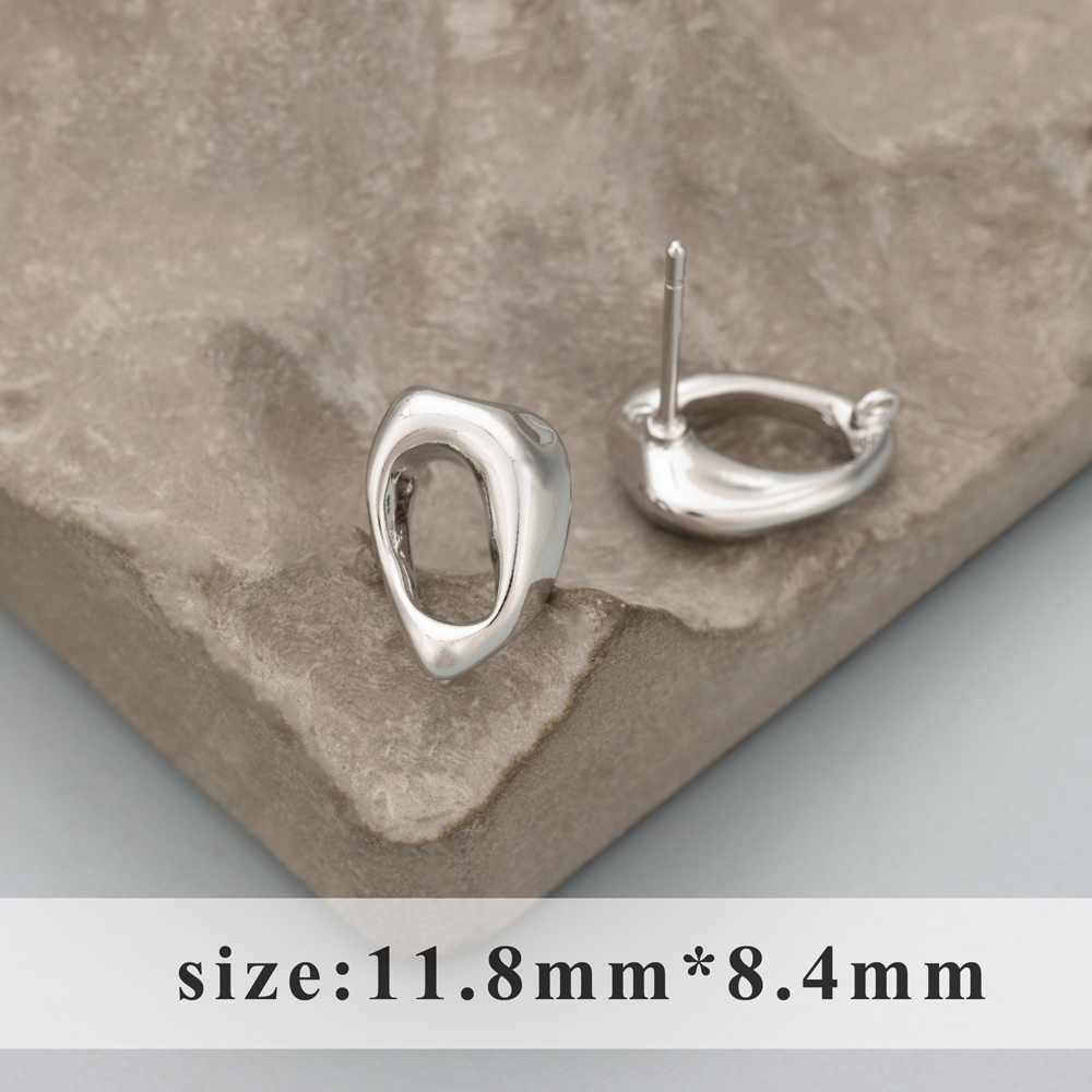 GUFEATHER MD59, accesorios de joyería, sin níquel, chapado en rodio de oro de 18 k, cobre, hecho a mano, fabricación de joyas, pendientes diy, 6 unids/lote: Rojo