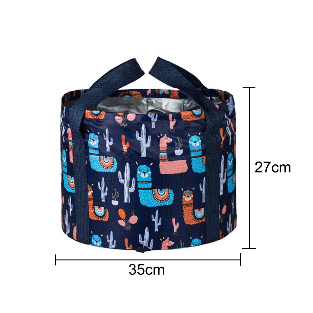 Foldable Foot Tub Portable Bath Bag Wash Basin Water Bucket Large Capacity Bath Feet Spa Massage Washing Tub For Outdoor Travel: Black Sheep  21L