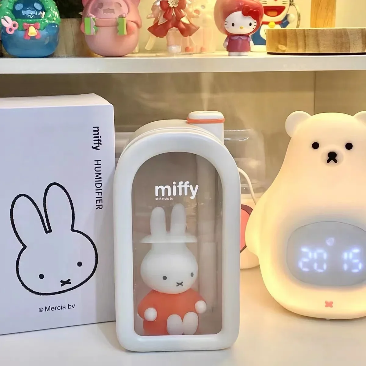 Miffy X MIPOW 380ML Cool Mist Humidifier Cute with Night Light USB Portable Air Humidifier Bedroom Home