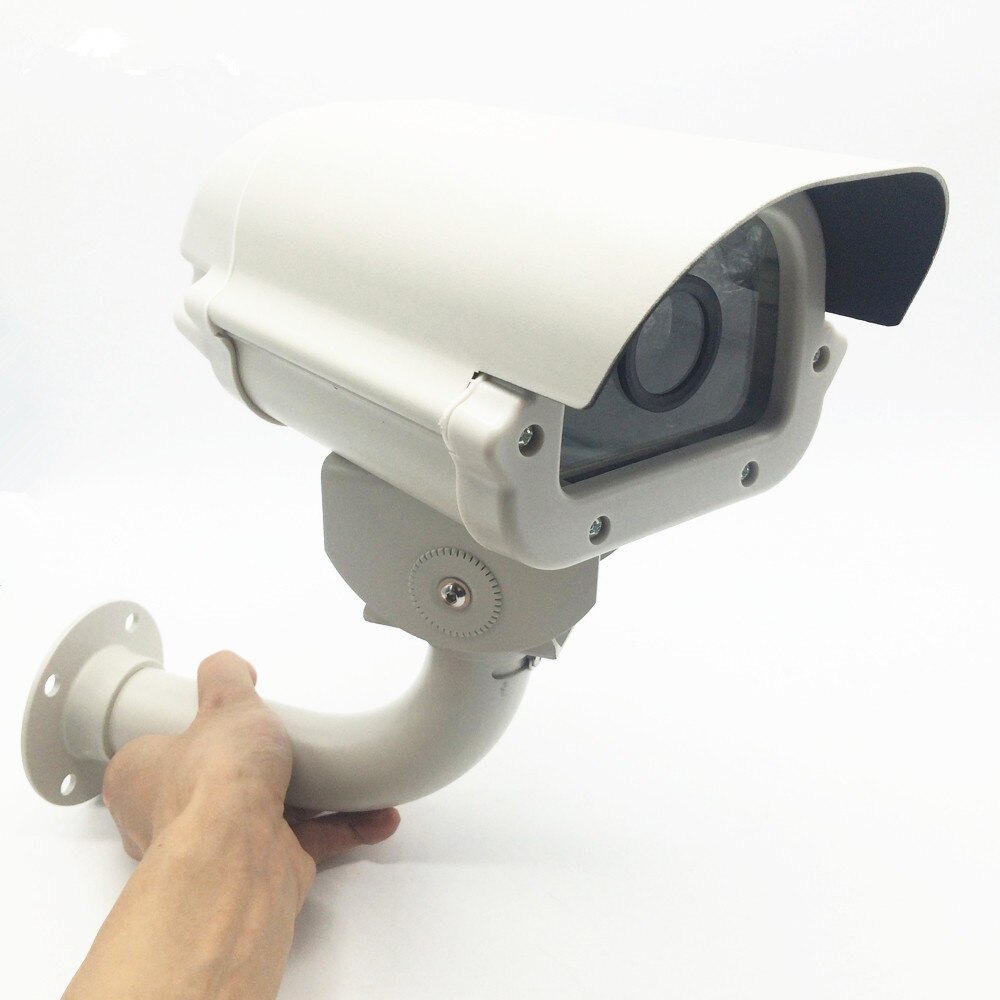 6 Inch Indoor Outdoor Enclosure CCTV Replacement Aluminium Alloy Cover Surveillance Cameras Security Protect Housing &amp; Bracket