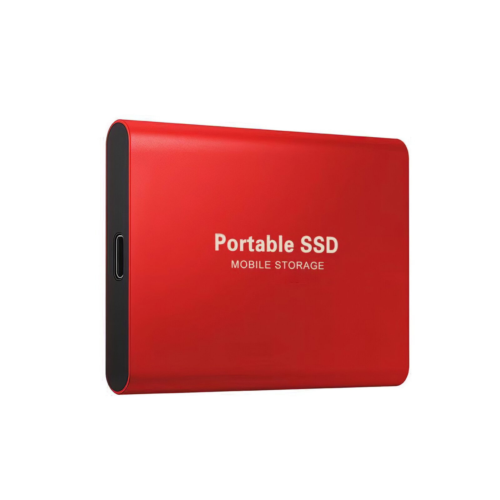 Solid State Drive Portable SSD 500GB 1TB 2TB External Solid State Disc For PC Laptop For Macbook Portable SSD Hard Drive: Red 500G