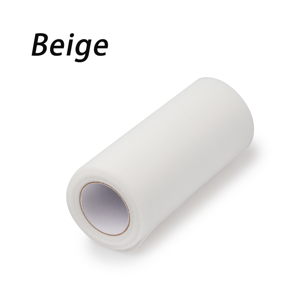 25 meter tule rol gaas mesh banket tafelkleed te gebruiken premium materiaal brede toepassing bruiloft verjaardagsfeestje ornament: Dark Gray
