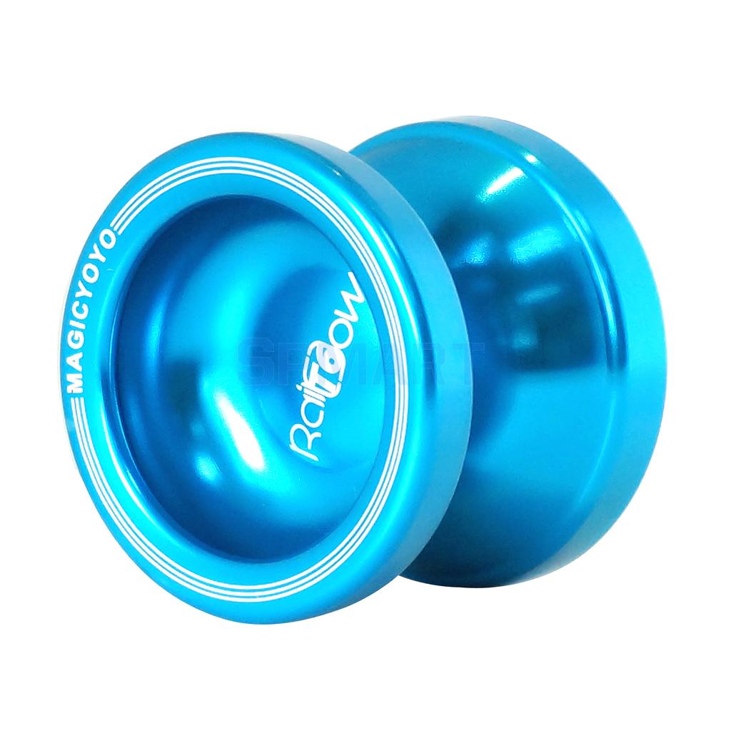 Ioiô profissional n8/t5/t6, liga de alumínio, brinquedo de truque, para jogar com esferas: T6 Blue