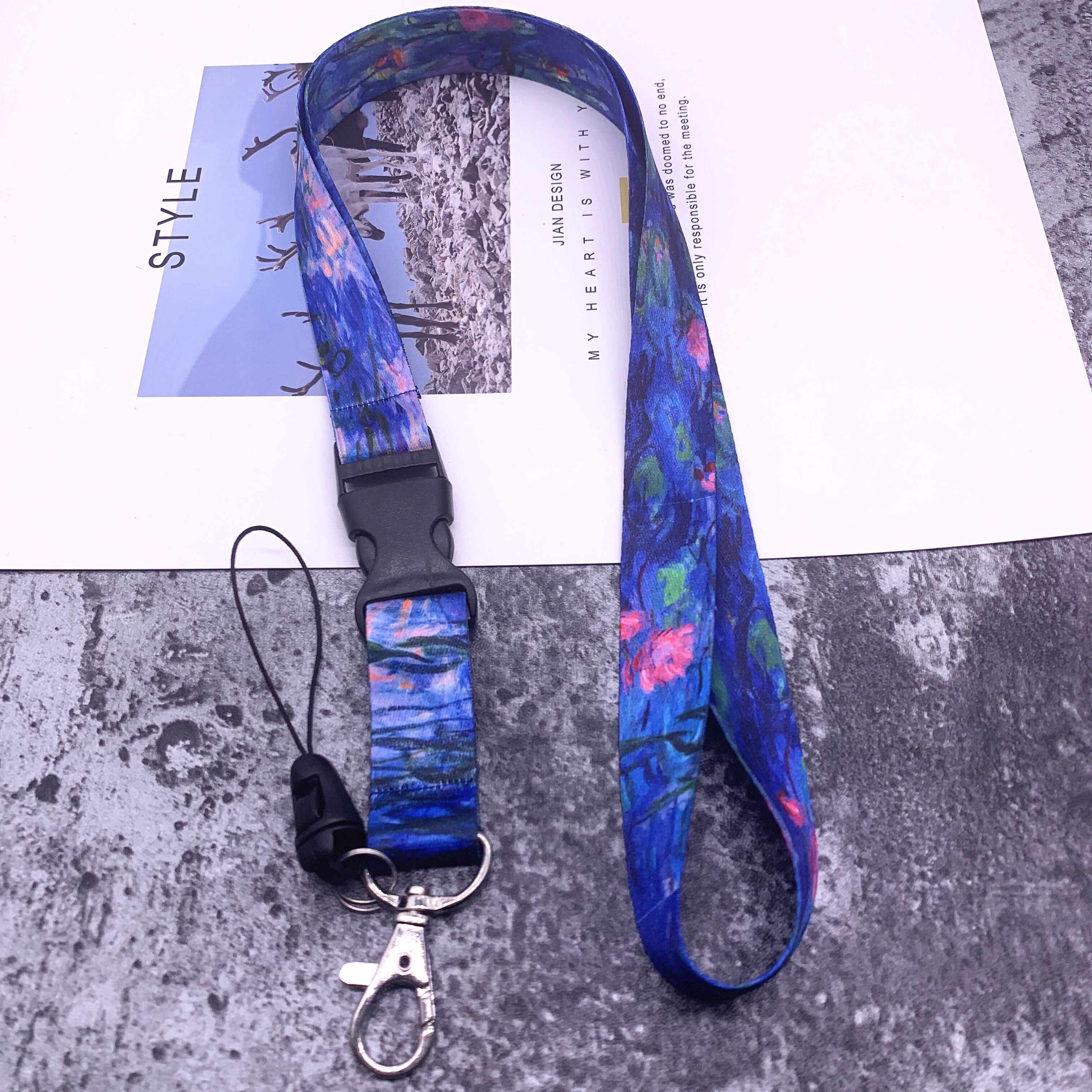 Pattern Neck Strap Lanyards for Keys ID Card Gym Mobile Phone Straps USB Badge Holder DIY Hang Rope Lariat Lanyard