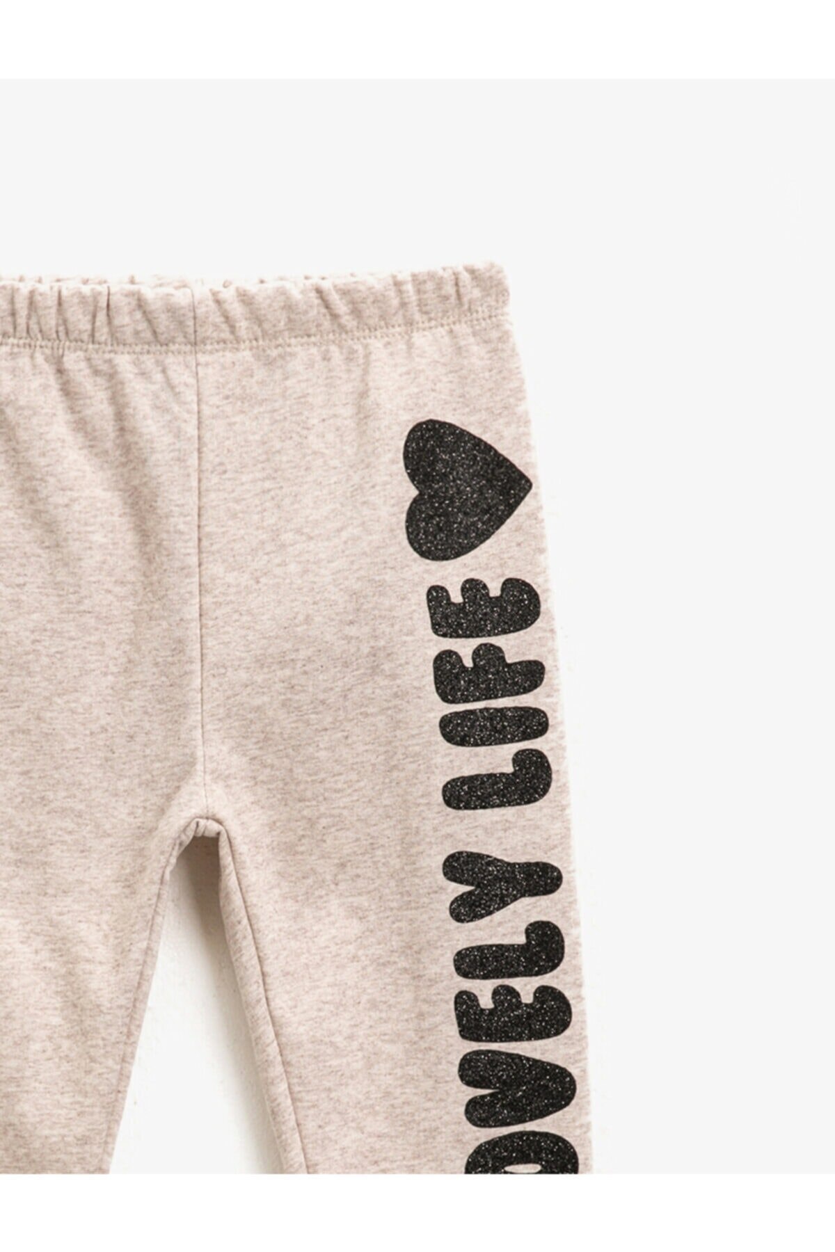 Koton Kids Baby Meisje Ecru Normale Taille Gedrukt Gedrukt Trainingspak Zes