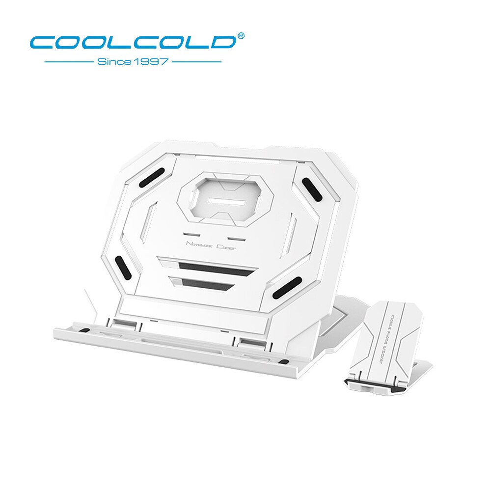 COOLCOLD Laptop Stand Tablet PC Stand Height Adjustable Laptop Cooling Pad Portable Foldable Phone Stand Support 12-15 inches