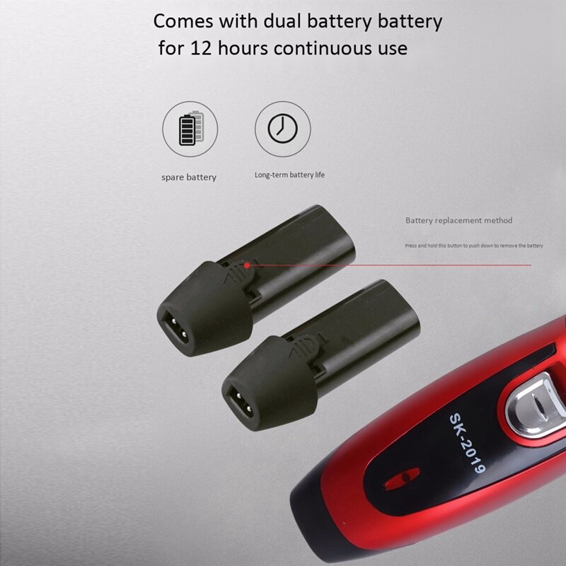 Surker Sk Electric Hair Clipper Hair Clipper Low Noise For Children Hair Clipper With Spare Battery Lasting Hair Trimmer Eu