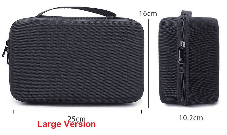 Bluetooth speaker handheld wireless speaker case Electric car battery car charger package case bag: Large Version