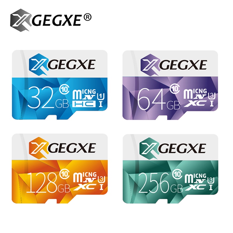 XGEGXE Geheugenkaart Micro sd 128gb de memoria TF Card microSDXC UHS-I U3 8g/16 gb/ 32 gb/64 gb/256 gb Voor Smartphone