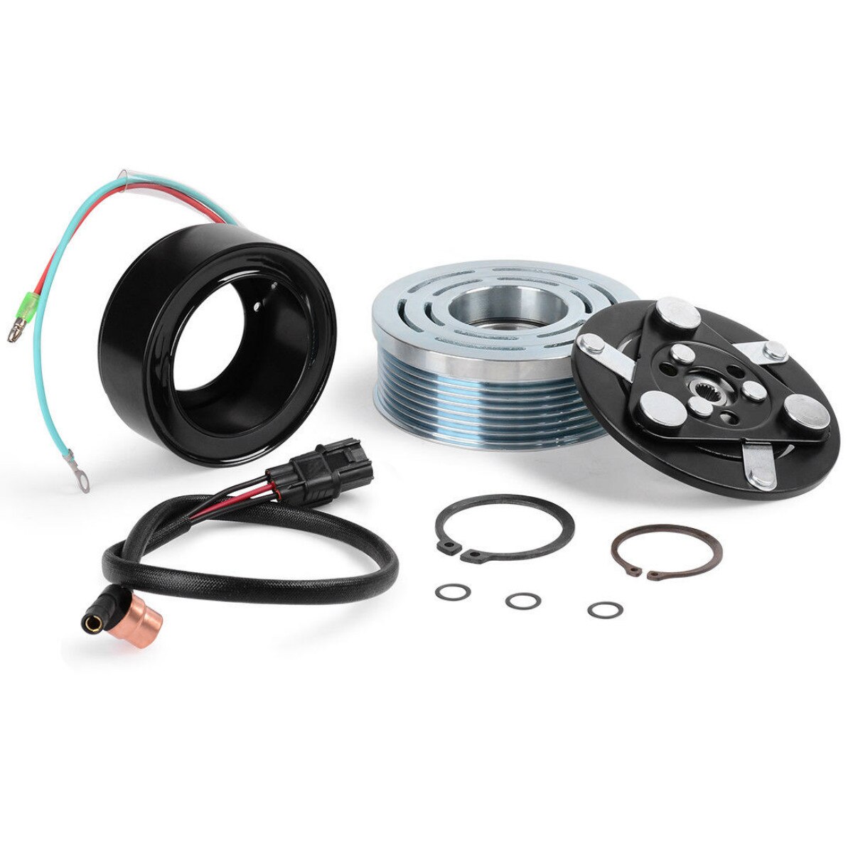 Car A/C Compressor AC Electromagnetic Clutch/Compressor Pulley/Compressor Coil Assembly Repair Kit For Honda Civic 2006