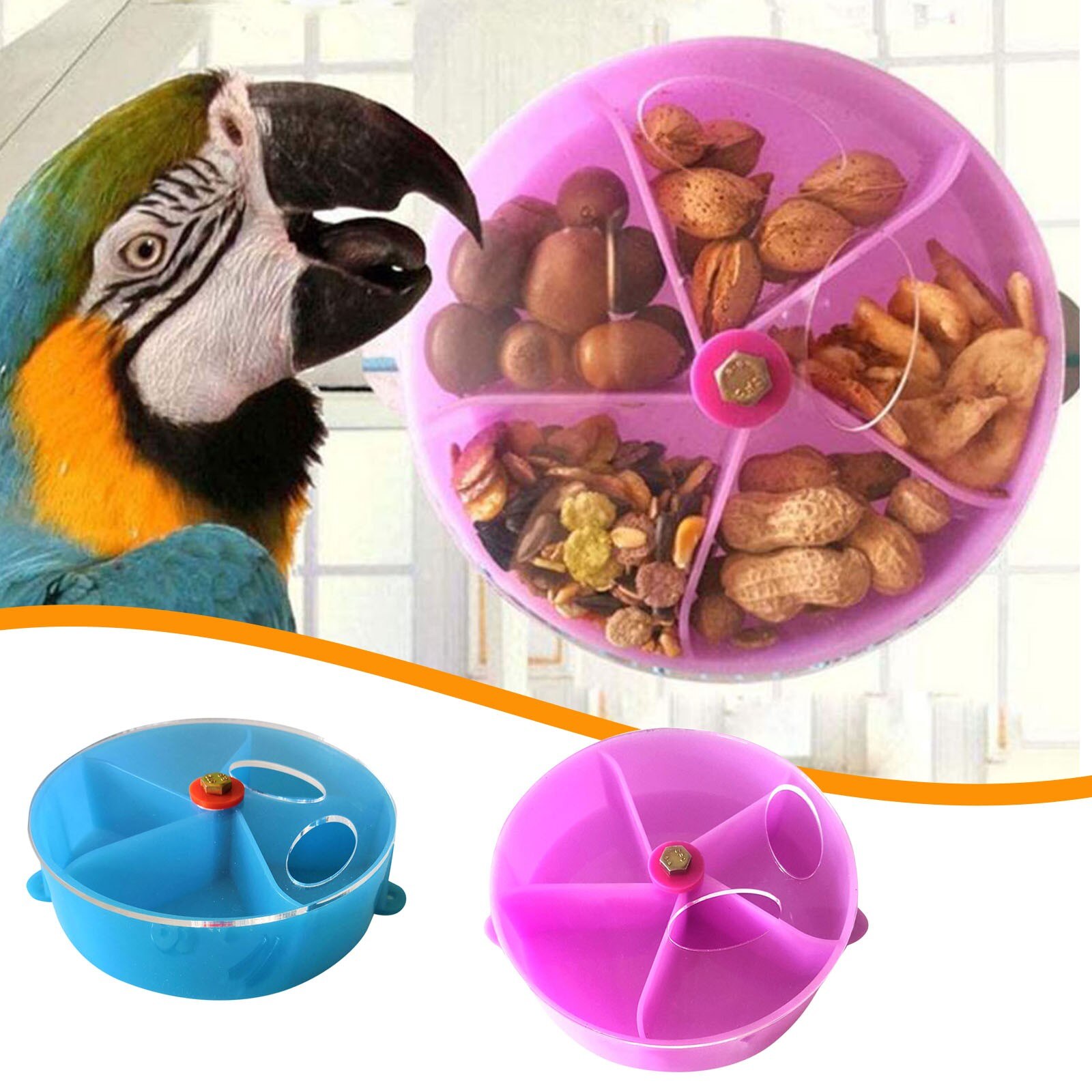 Creatieve Papegaai Kauwen Speelgoed Vogel Speelgoed Wiel Taart Forager Puzzel Voeden Speelgoed Kinderen Pop Speelgoed Voor Kinderen Meisje Jongen Verjaardag