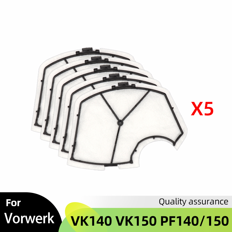 Para Vorwerk Kobold VK140 VK150 Vertical PF 140/150 Kit de repuesto de bolsa de polvo accesorios de repuesto para aspiradora: plum