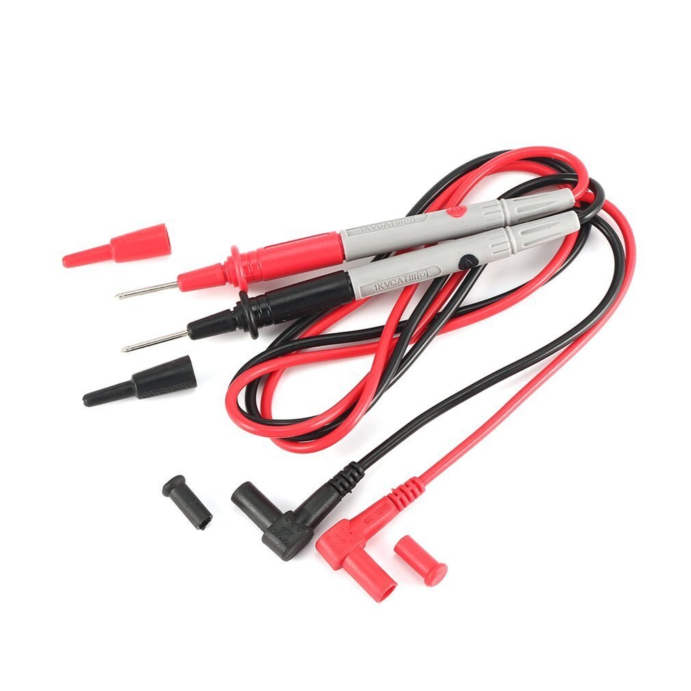 Multimeter Digital Universal Probe Test Leads Cable Pin Needle Tip Multi Meter Tester Wire Test Pen 10A/1000V CATⅢ 1 Pair