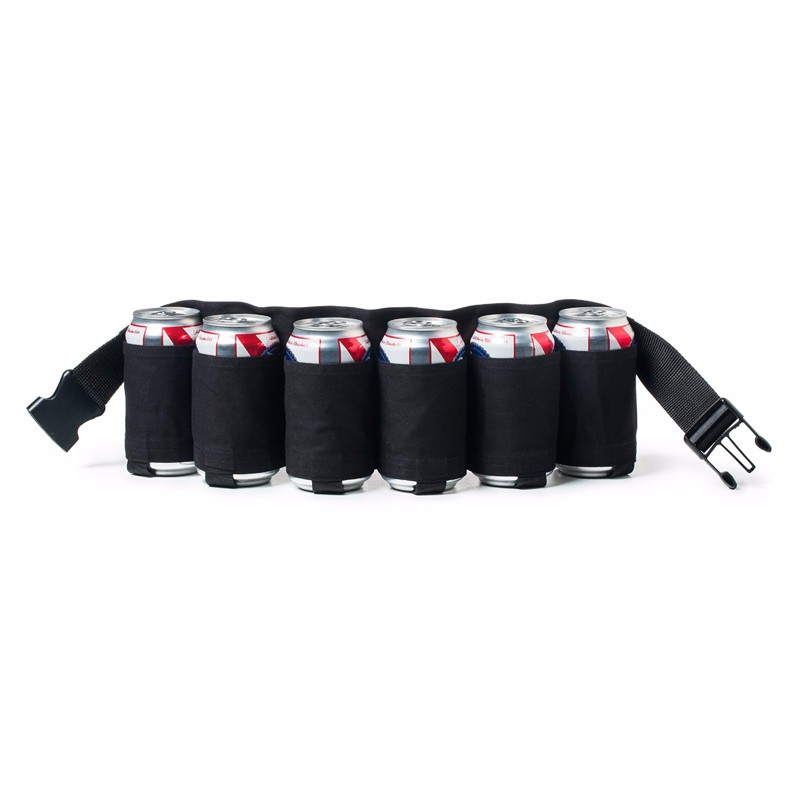 Outdoor Klimmen Camping Wandelen 6 Pack Holster Draagbare Fles Taille Bier Riem Bag Handige Wijn Flessen Drank Kan Houder: Default Title