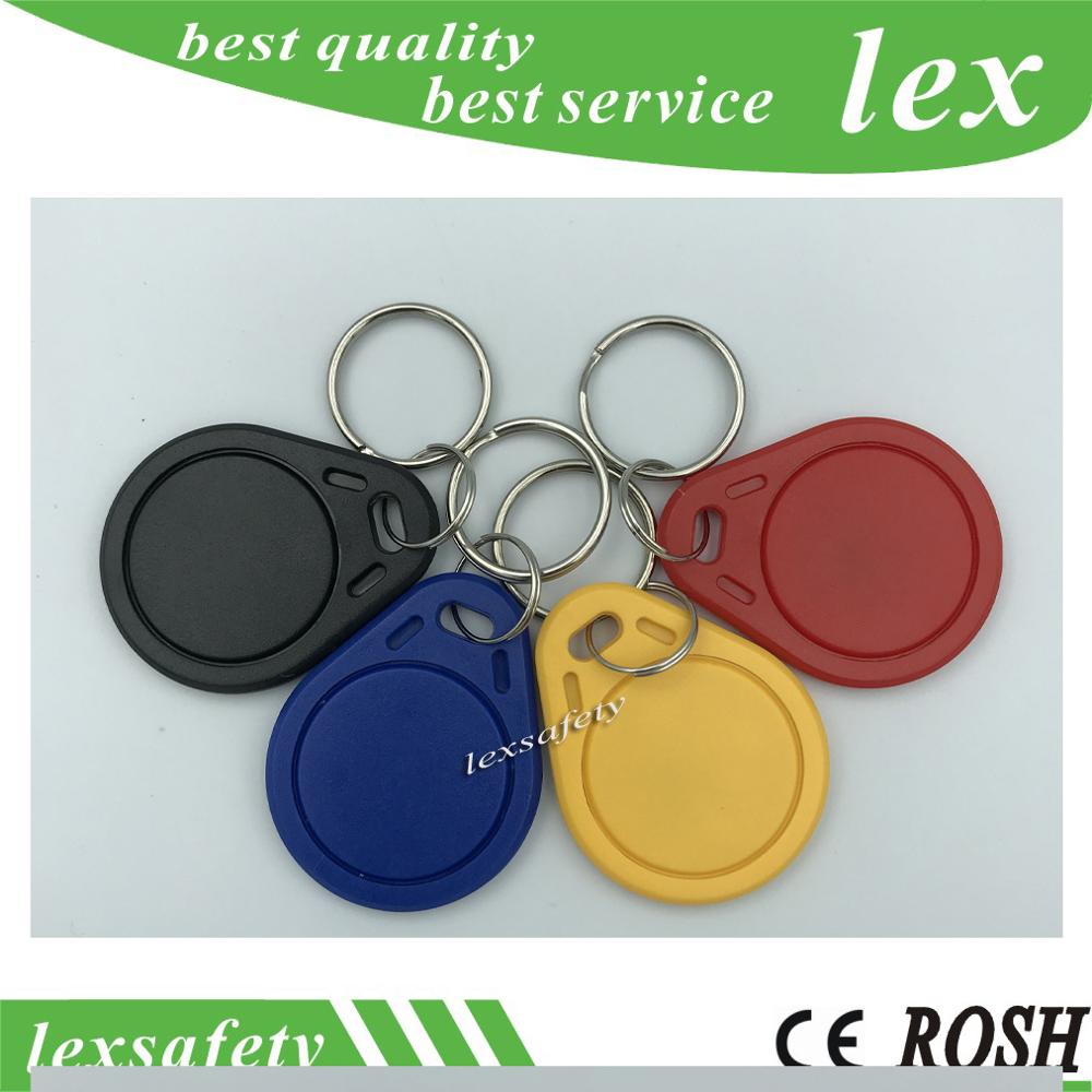 Skrivbar  em4305 rfid 125 khz omskriv id tag nøglebrikker token til adgangskontrol hotelkort nærhed id token nøgle fjernbetjening ring 125kh