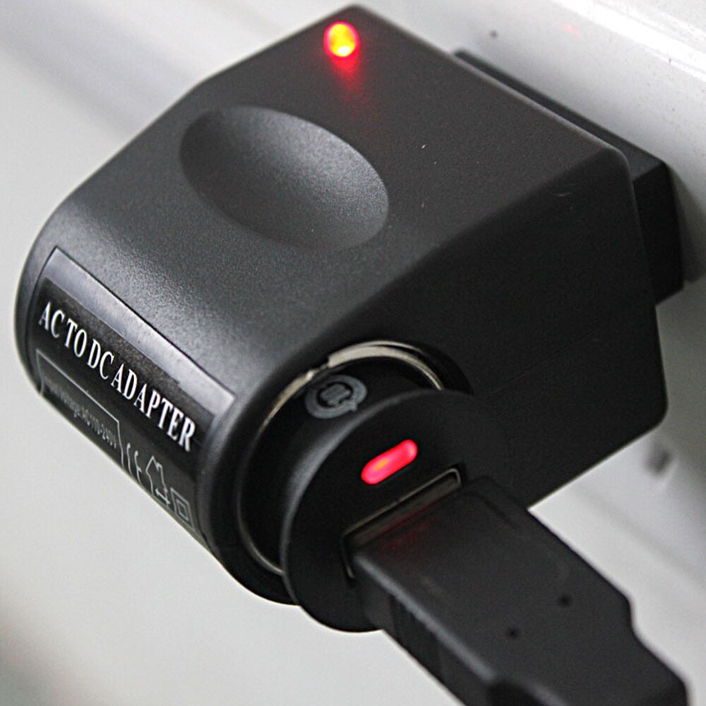 220V AC to 12V DC Car Cigarette Lighter Wall Power Socket Plug Adapter AC to DC Electrical Converter Voltage Converter