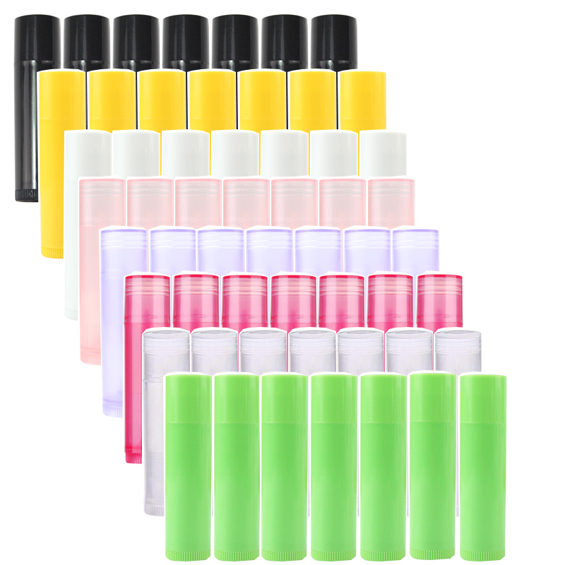 50/100/300pcs Empty Lip Gloss Tubes 5ml 5g Cosmetic Containers Lipstick Jars Balm Tube Travel Bottles Makeup Tools DIY Tubes: Plastic / Red