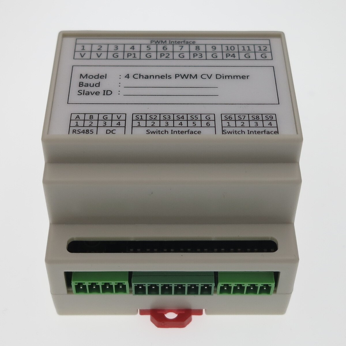 3/4 canales PWM CV Dimmer voltaje constante de alta potencia LED módulo oscurecimiento con DI RS485 Modbus RTU-para tira de LED RGBW: H HD4614