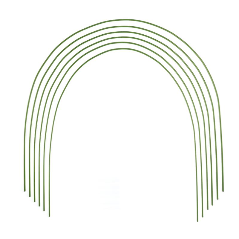6 Pièces 2.4/3.2/4mm Serre Cerceaux Usine Cerceau Cultiver Jardin Tunnel Cerceau pour la Couverture Végétale Monture De Support Outils Agricoles