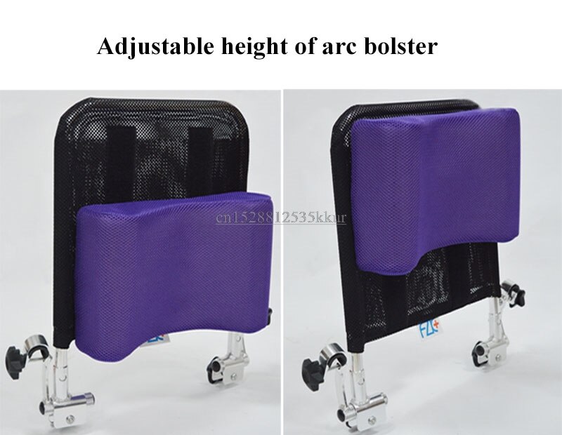 Universal- einstellbare rollstuhl kopfstütze erhöaufgehängt rollstuhl zubehör Rollstuhl Nacken Unterstützung Kopfstütze Kopf Hals Rest Pad