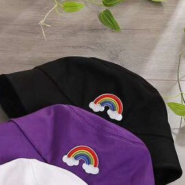 Bnaturalwell enfants seau chapeau Sunbonnet enfants plage chapeau garçons filles été chapeau couture modèle tutoriel coton panama H026D: H026D  Black