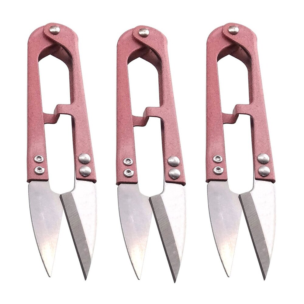 3Pcs/Lot Cutting Sewing Scissors shears Cross Stitch Embroidery Tailor's scissors fabric Supplies Tailoring Dressmaking Crafting: Pink