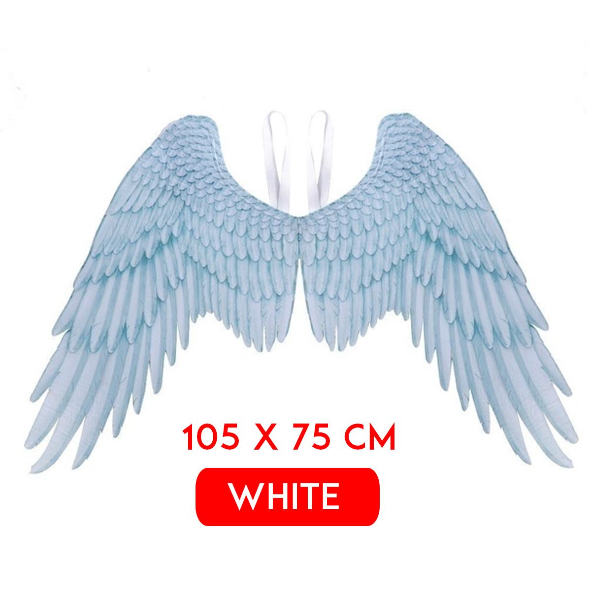 3D Engel FlüGel Dämon FlüGel Erwachsene/Kind Cosplay Requisiten Große Schwarz FlüGel Halloween Karneval Thema Party Kostüm Zubehör: Weiß