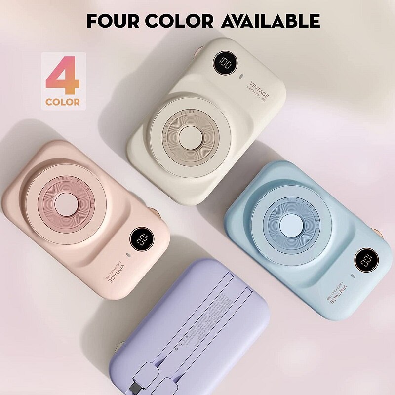 Liberfeel magnetische powerbank 10000 mah, kabellose schnelllade-powerbank mit intelligenter zweizeiliger digitalanzeige für iphones