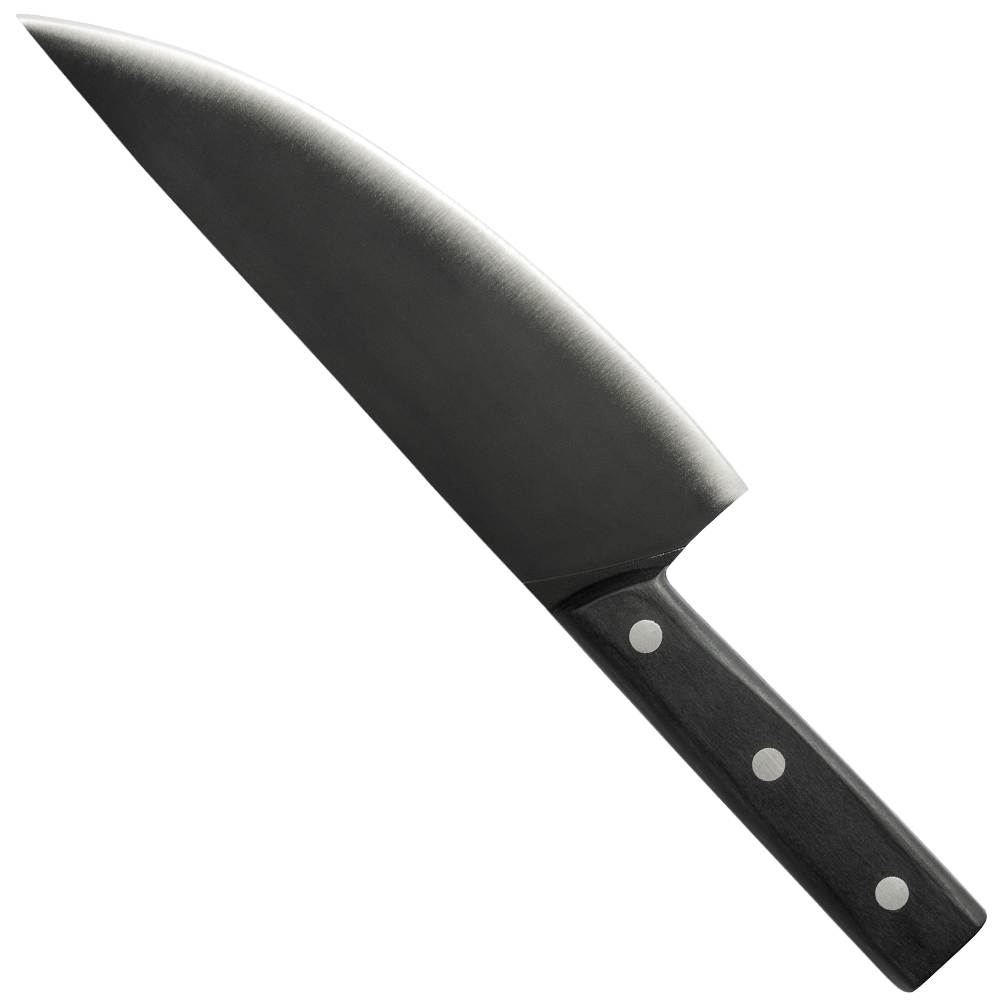 Multi-Function Chef's Knife Black Super Sharp Blade Knife Santoku Slicing Chef 3Cr13 Stainless Steel Knife with Wood Handle