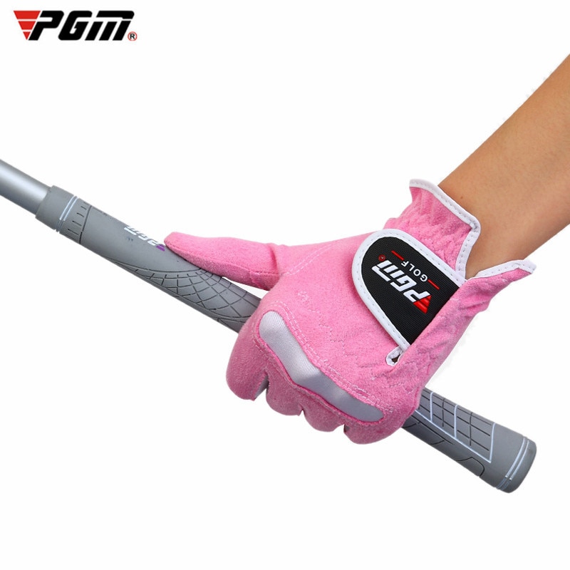 PGM 1 paire élastique gants de Golf dame gauche main droite réglable respirant femmes fibre tissu Sports de plein air doigt gants