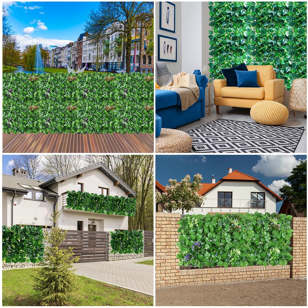 Tuin Hek Kunstmatige Blad Hedge Board Simulatie Plant Muur Groene Plant Wanddecoratie Plant Achtergrond Wanddecoratie