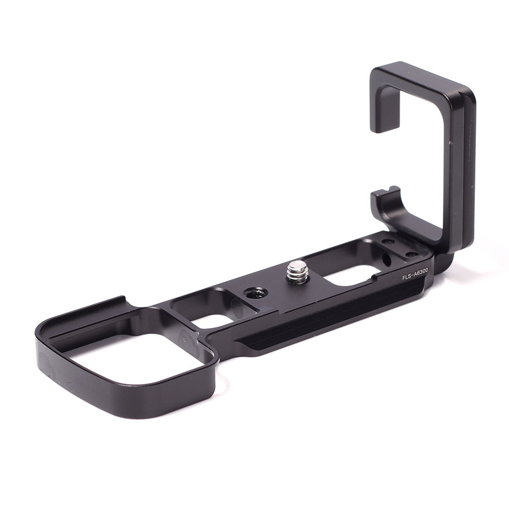 Quick Release QR Verticale L Base Plate L/Bracket Holder hand Grip voor Sony A6300 ILCE-6300 RRS SUNWAYFOTO Markins compatibel
