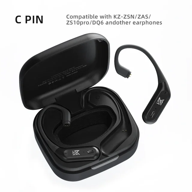 KZ AZ09 Pro Wireless Headphones Cable Bluetooth-compatible 5.2 Cable Ear Hook With Charging Case For KZ ZAS EDXPRO ZSNPROX: Default Title
